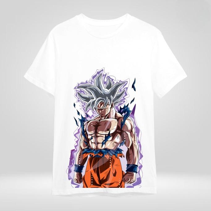 American Retro Unisex T-shirt Sun Wukong Dragon Ball Summer New Retro Fashion Men's and Women's Streetwear