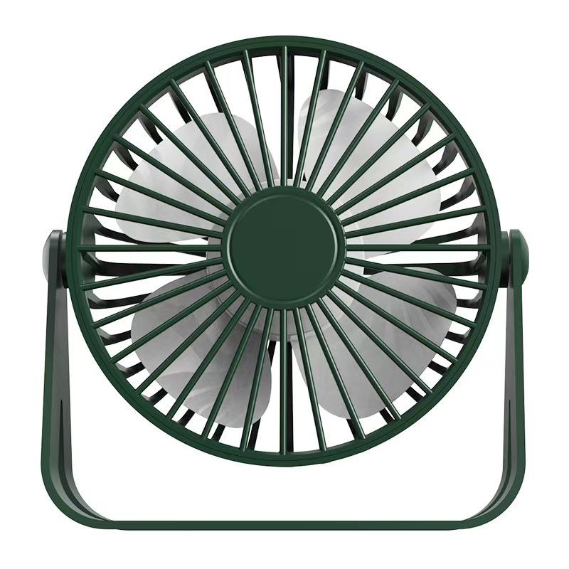 Compact USB Desk Fan - Silent Mini Portable for Dorms and Homes 12*13