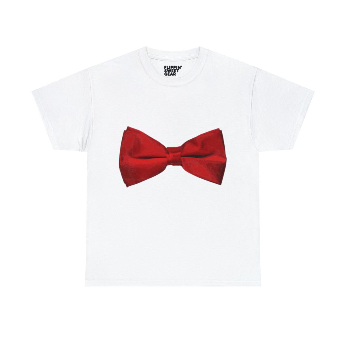 Red Bow Tie Graphic Tee Shirt M