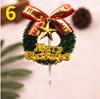 10PCS Merry Christmas Cake Toppers Cartoon Xmas Tree Cake Decor Snowman Happy New Year Cupcake Toppers Decor For Party Wholesale