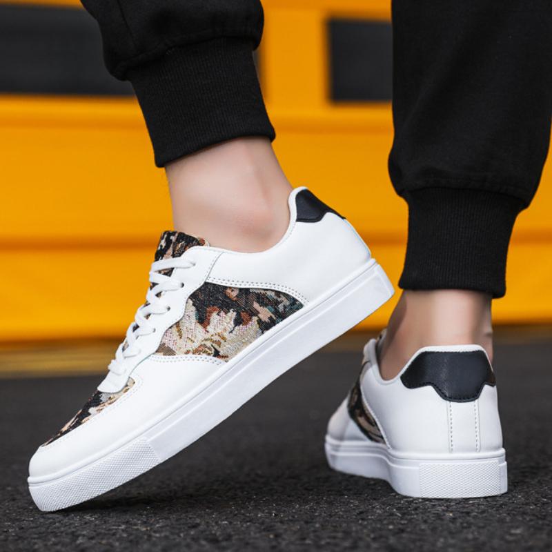 Comfort Male Sneakar Fashion Mens Casual Brand Designer Oil Painting Style Men Casual Sneakers 2024 New Hot Zapatillas De Hombre