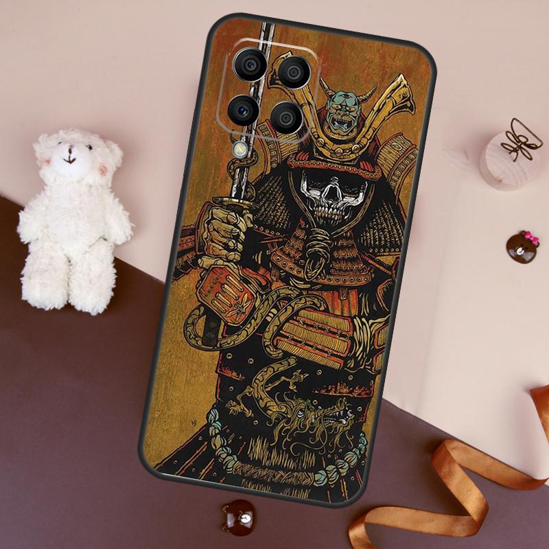 Japanese Samurai Case For Samsung Galaxy M36 M55 M35 M15 M56 M16 M54 M14 M34 M31 M11 M13 M53 M12 M32 M52 M06
