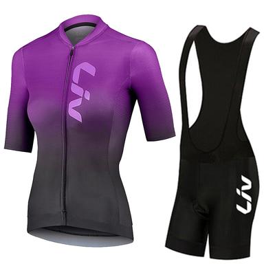 2026 Pro Team Women LIV Cycling Set Summer Women MTB Bike Cycling Clothing Bicycle Clothes Ropa Ciclismo Cycling Jersey Set