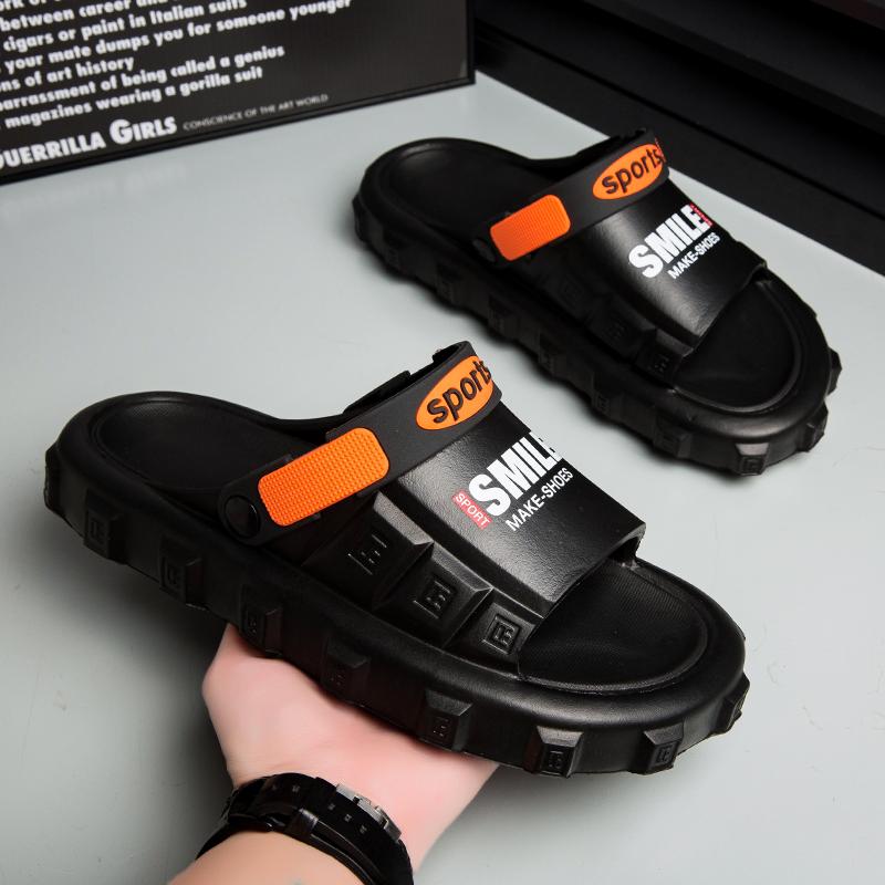 Fashion Men Sandals Anti-slip Slippers for Men Trendy All-match Platform Sandal Hard-wearing Breathable Personality Classic New Arrival