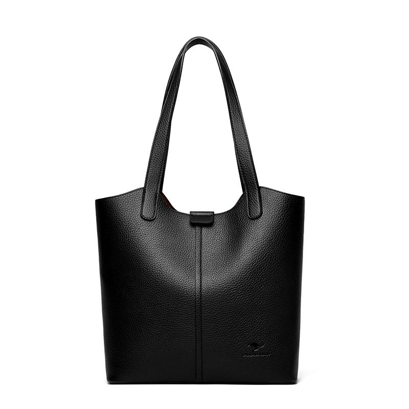Damen Minimalistische Tragetasche, Schultertasche mit großem Fassungsvermögen, Retro Tragetasche, Damenhandtasche, Modische Alltags-Schultertasche