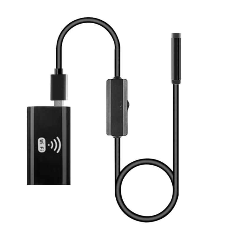 Endoscope Camera with Light for Cellphone,Borescope Inspection Camera with Adjustable LED Light Waterproof Snake Camera