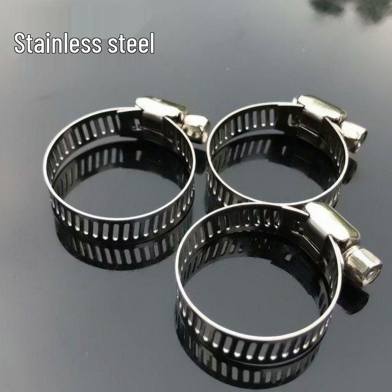 Stainless Steel Hose and Pipe Clamp for 1-Inch Water or Gas Pipes