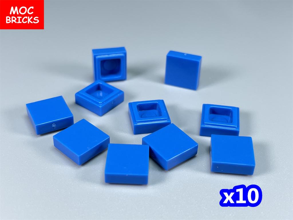 100pcs/lot MOC Bricks Tile 1x1 3070 DIY Room Frame House City Educational Building Blocks Assemble Particles Toy Kids Gift