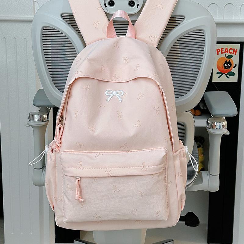 Schoolbagins Japanese Campus School Bag for Female College Students Simple and Cute Backpack Large Capacity Light Commuter Backpack