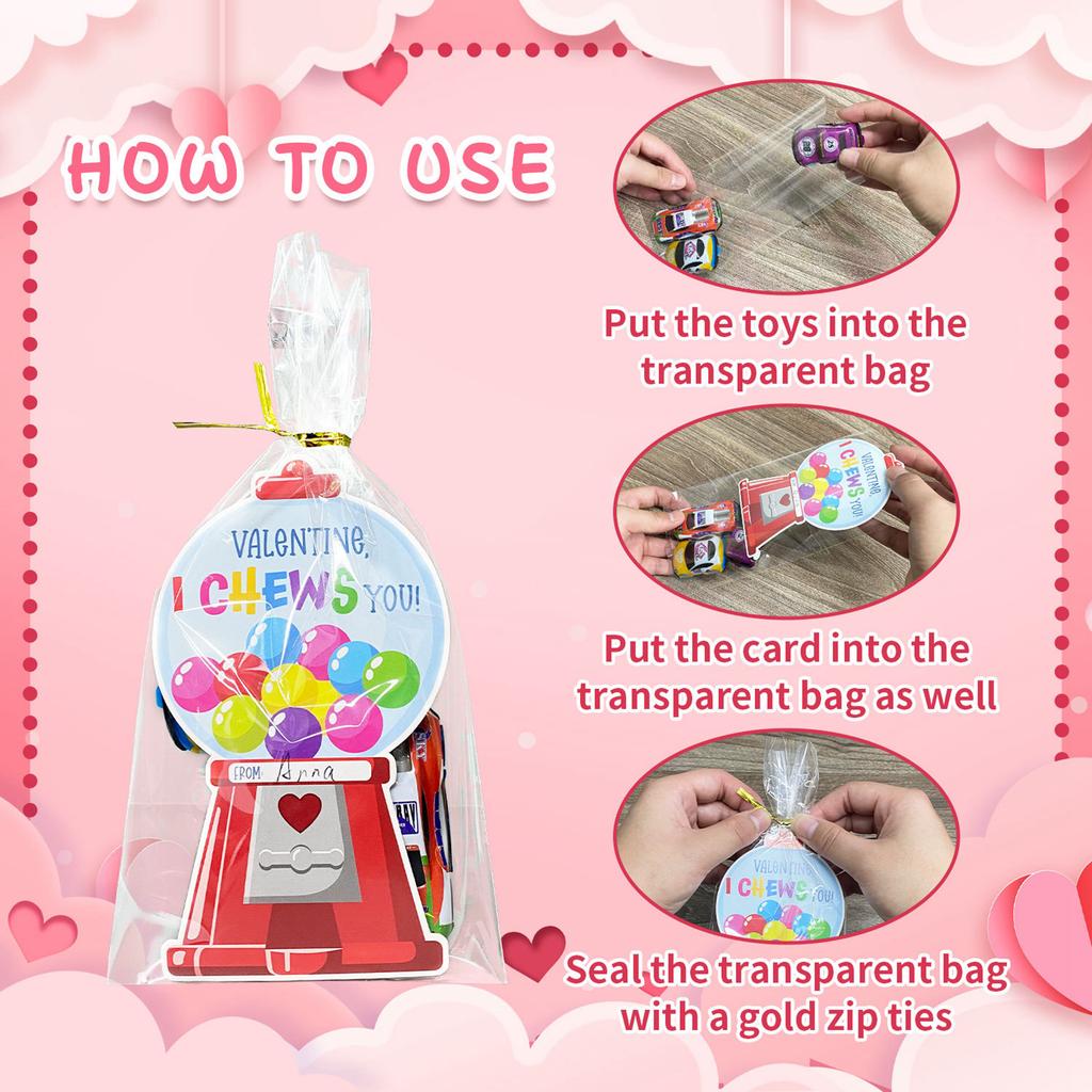 Fun Candy Twisted Egg Valentine's Day Exchange Card Gift Bag Filler Classroom Party Decoration Small Gifts