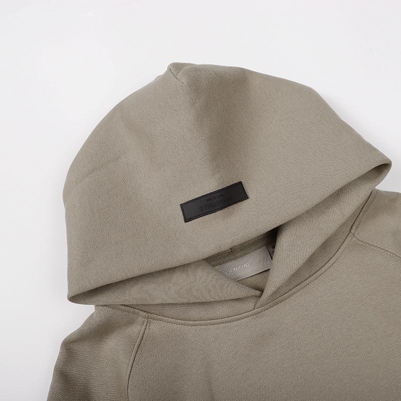 Unisex FOG Fear of God ESS Small Letter Print Loose Hoodie for Autumn/Winter