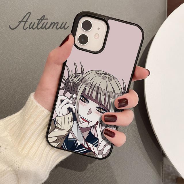 Himiko Toga Boku No Hero Academia Phone Case for iPhone 11 12 13 14 Pro Max mini XR XS SE 2020 6S 7 8 Plus Samsung S21 S22 Cover