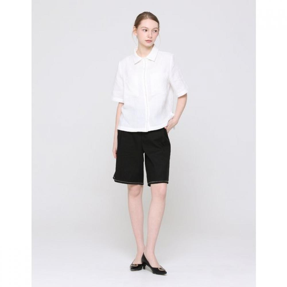 Son Jung Wan Men Lace Pocket Short Sleeve Shirt Zdr6262232