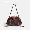 Borsa alla moda tessuta a mano, Cesto per verdura da portare a mano, Borsa a tracolla, Borsa quadrata piccola unica e di tendenza