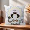 Pingu Cartoon Cute Pillow Gift Home Office Decoration Bedroom Sofa Car Cushion Cover case x