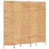 VidaXL Room Divider 5 Panels 205x180 Cm Water Hyacinth 355197