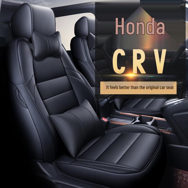 XM Custom Full Leather Car Seat Cover for Honda CRV - Stylish, Sports Design for All Seasons