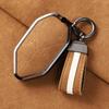 Alcantara Car Key Case Bag For BYD Equation Leopard 5 8 Titanium 7/ Titanium 3 KeyChain Interior Decor Accessories