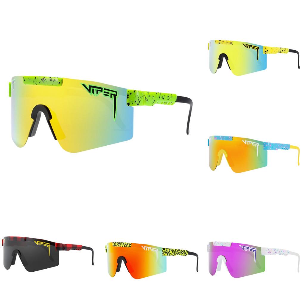 Fashionable Pit Viper Outdoor Sunglasses With Polarized Lenses And Windproof Design For Enthusiasts