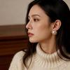 Versatile Pearls Earrings Showcasing Beautiful Freshwater Pearls and Sturdy Copper Materials for Every Stylish Outfits