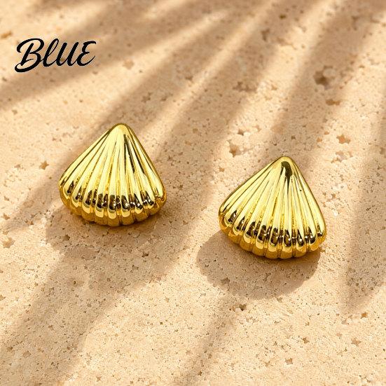 Bright And Comfortable Earrings 1 Pair Shell for Women Chunky