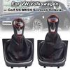 For VW Volkswagen Golf V 5/6 MK5 MK6 Scirocco(2009) Octavia Car Gear Shift Knob Lever Stick Pen Handle Boot Cover Gaiter Case