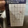 1pc Magnetic Screwpad Screw Postion Memory Plate Mat Small Screws Assorted Fixing Chart Board Magnetic Tool Pad