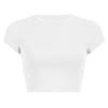 Y2K Women's Summer Solid Color Short T-shirt