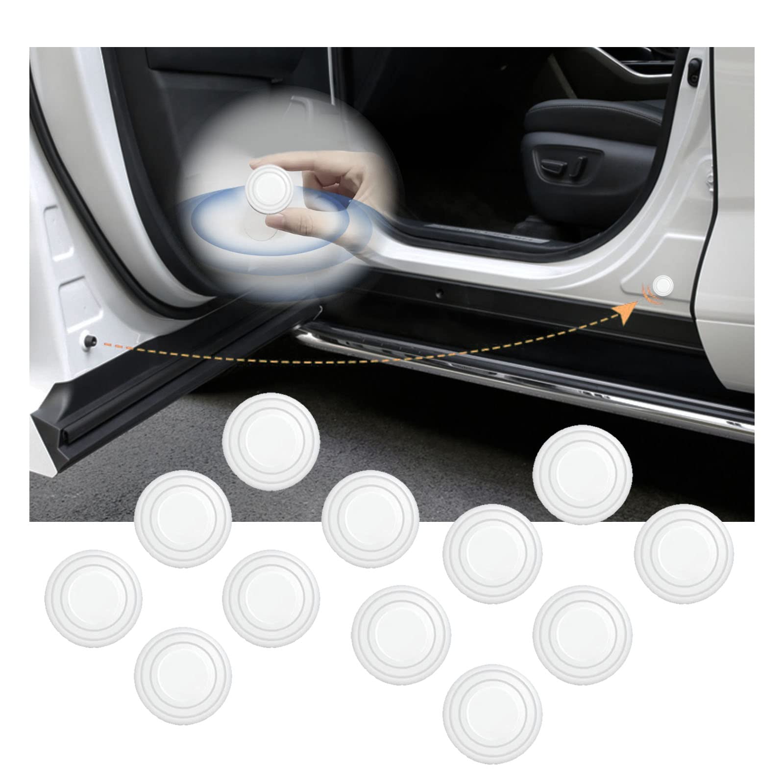 

Set Car Door Shock Cushion Set for Mazda Demio DJ Series Mazda KF Mazda KG Mazda DK Mazda DM Includes shock easy 12-Piece White (DJ3/DJ5), CX-5 белый