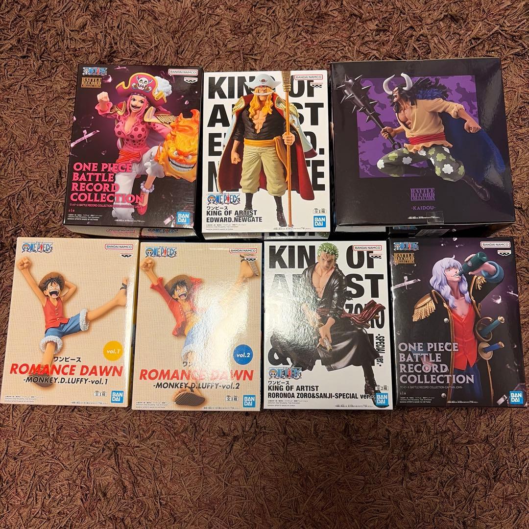 Used One Piece figures bulk sale 7 items