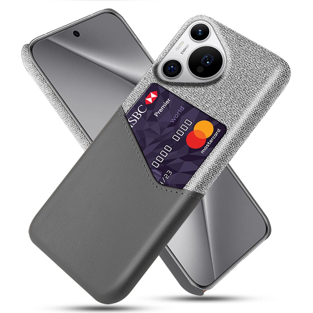 For Huawei Pura 70 Pro/Pura 70 Pro+ Case Card Holder Leather+PC Phone Cover