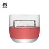 CRISON DWF01 Round Bottom Crystal Glass - Classic Whiskey Water Milk Old Fashioned Glassware for Drinks And Beverages