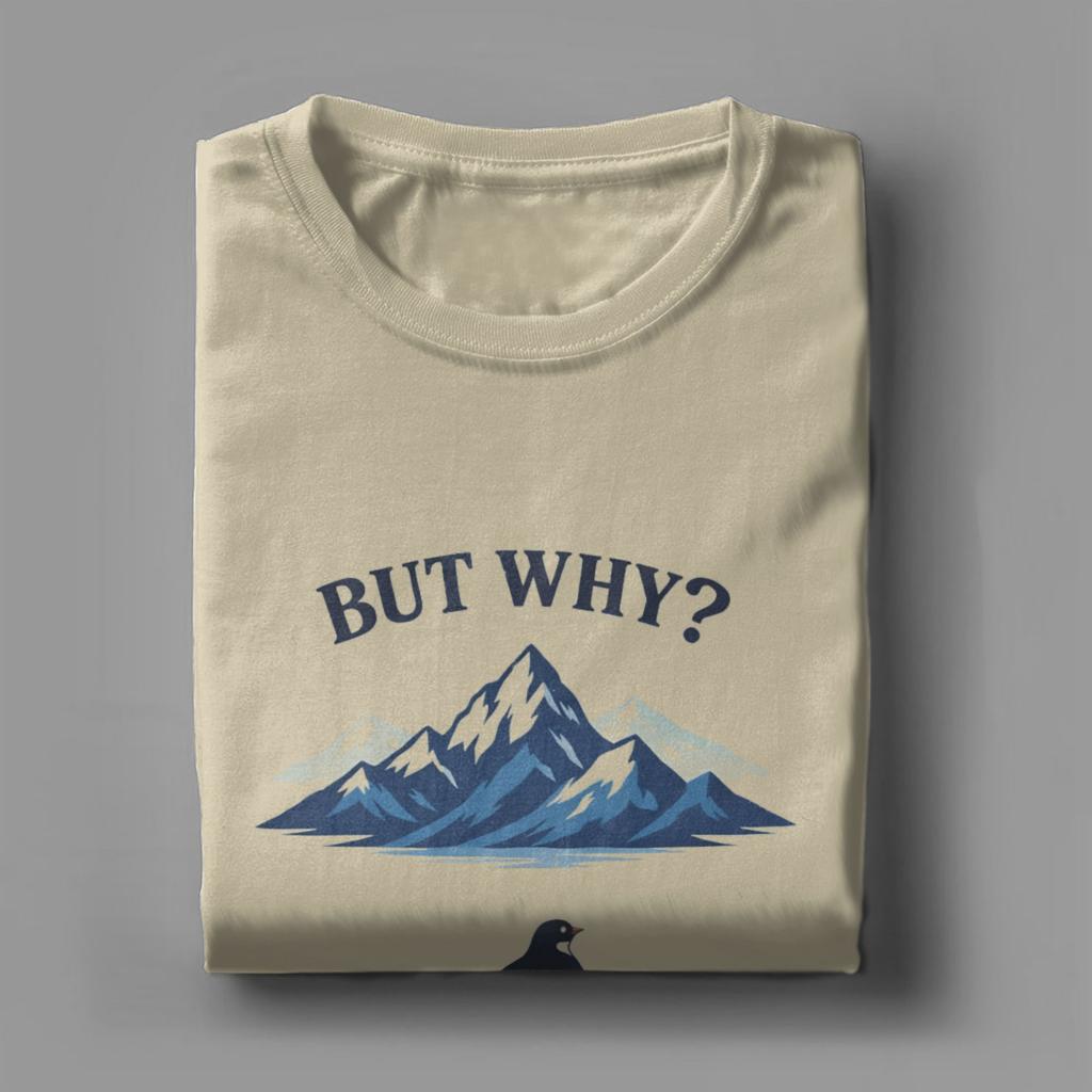 Nihilist Penguin But Why Meme TShirt Summer Cotton T Shirts For Unisex Popular Custom DIY Tshirt Short Sleeve Vintage Tops