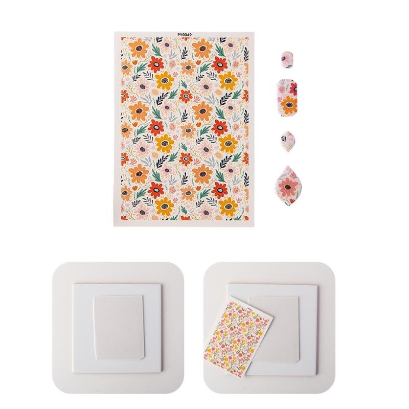 Ton Aquarell Transferpapier DIY Drucken Blume Blatt Papier Keramik Schmuck Ohrringe Keramik Druckwerkzeug Handgefertigt