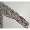Used 〇45R 45R Small floral pattern button down blouse Long sleeve Size 4 [] B rank 0929-3