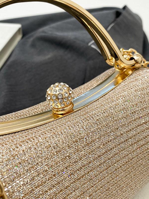 Bolsa de Ombro Transversal de Festa da Moda 2025 com Design de Corrente