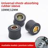 10mm + 12mm Shock Absorber Cushion Sleeves, Durable High-Elastic Rubber Vibration Dampers for Automotive, Motorcycle Bike