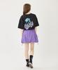 Milkfed Casual Melt Cherry Wide Shorts Tee in Black Women's