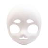 3D Print Beast Head Skull Mask The Girl's Facial Shape White Animal Skull Mask Thicken Plastic Bean-shaped Eyebrows