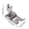 Industrial Zig Zag Sewing Machine Presser Foot Steel 12mm Attachment Spare Accessory for Singer 20U Reliable Sewing Device