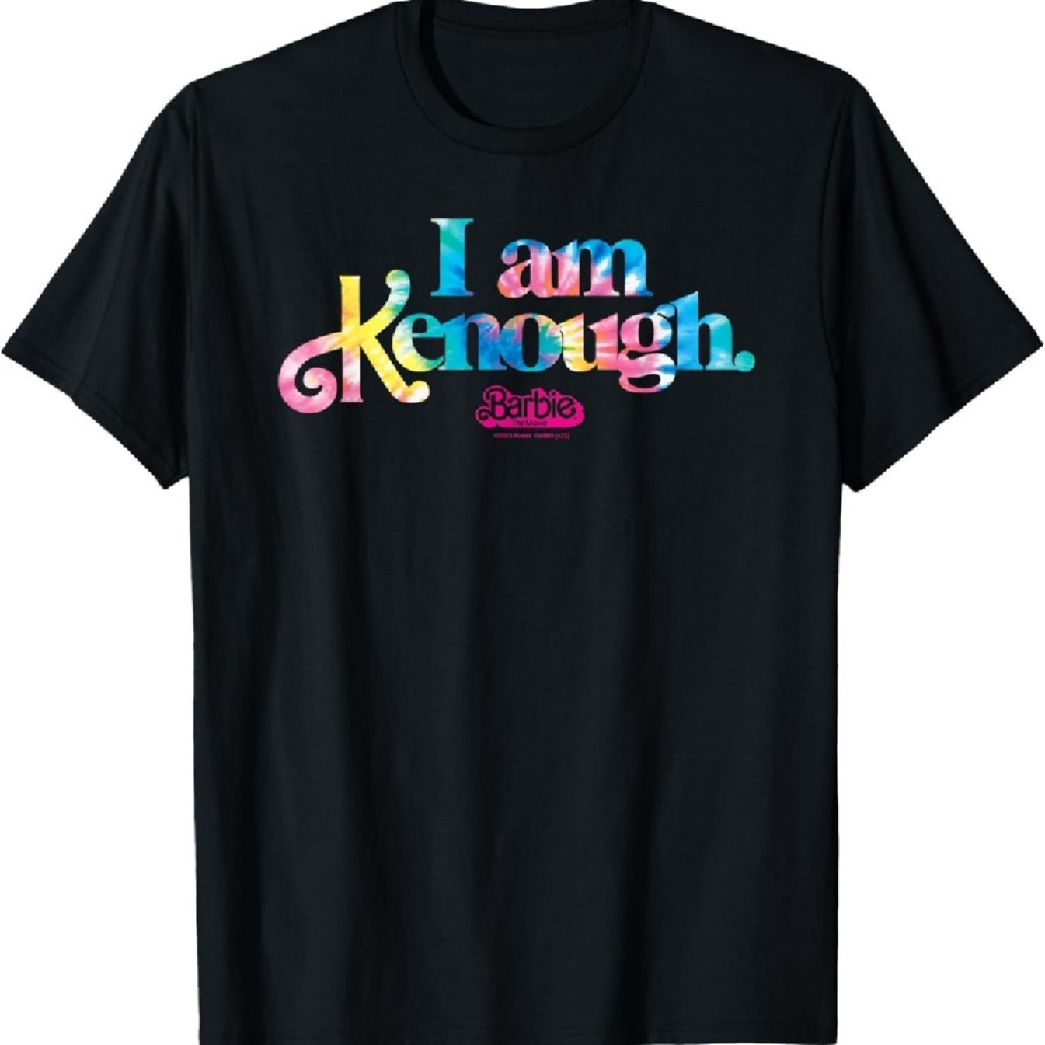 

I Am Kenough Tie Dye Logo T-Shirt XXXXXL чорний