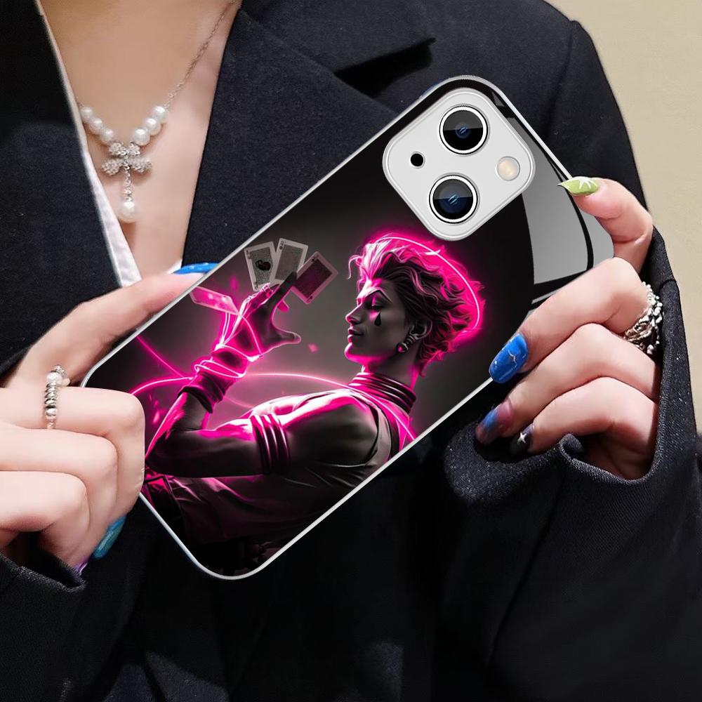 

Hunter Animal Hisoka Phone Case For IPhone 14 13 12 Mini 11 Pro XS Max X XR 14 Plus Tempered Glass Cover iphone 11
