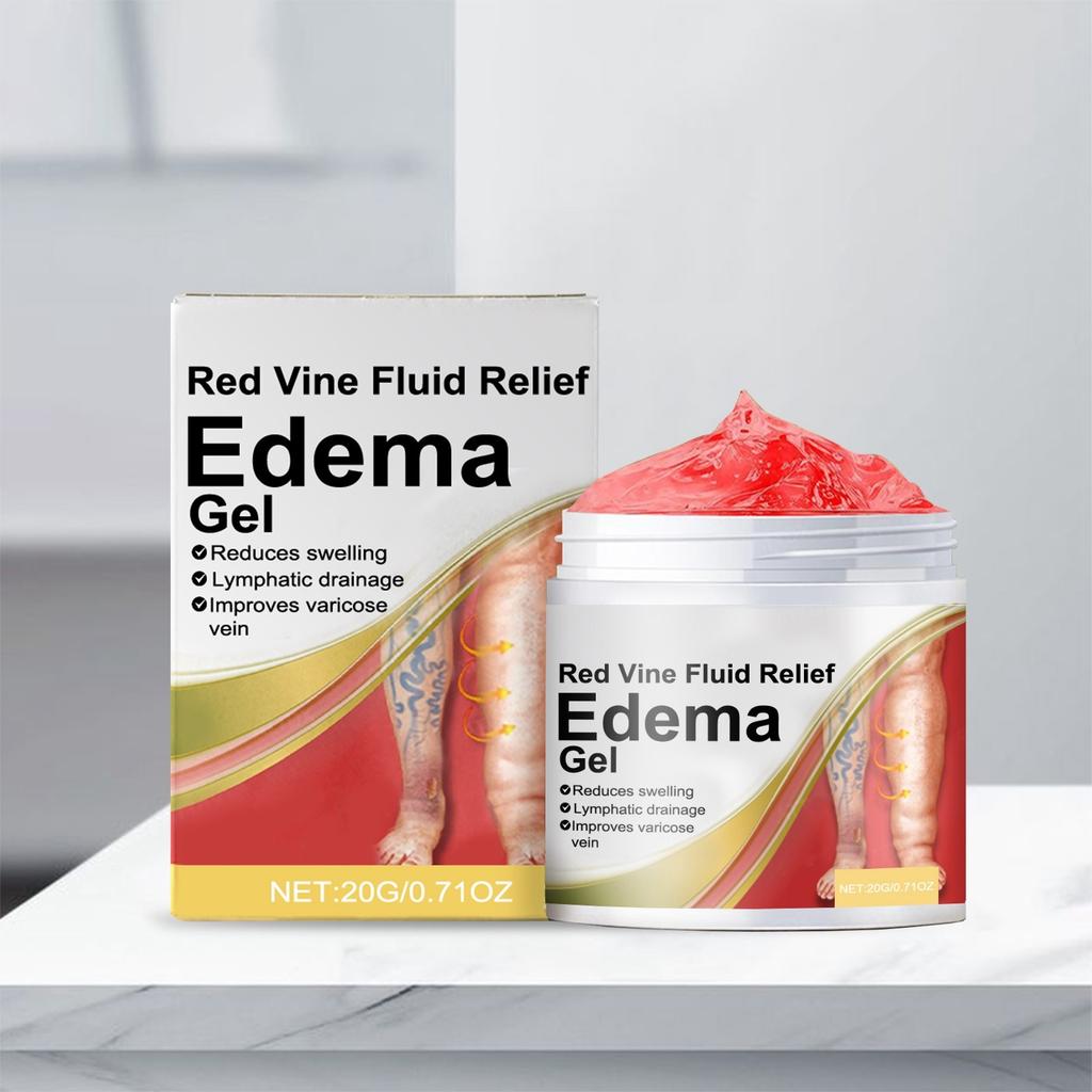 Edema Gel Relief Edema Gel Improves Tightness And Is Suitable For Discomfort From Prolonged Sitting Red Vine Fluid Relief Edema Gel