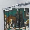 Vintage Dogs Playing Poker: Classic Artistic Pattern Shower Curtain For A Unique And Quirky Bathroom Dcor