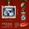 Baby Ultrasound Picture Frame Ornament, Pregnancy Announcement for Grandma Grandpa, Sonogram Picture Frame Ornament, Expecting Baby Gift for New