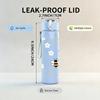 1PC Bee Honeycomb Repeat Pattern 750ml Color Plastic Sports Water Bottle Leakproof Flip Straw Lid Suitable for Sports Office Home Use