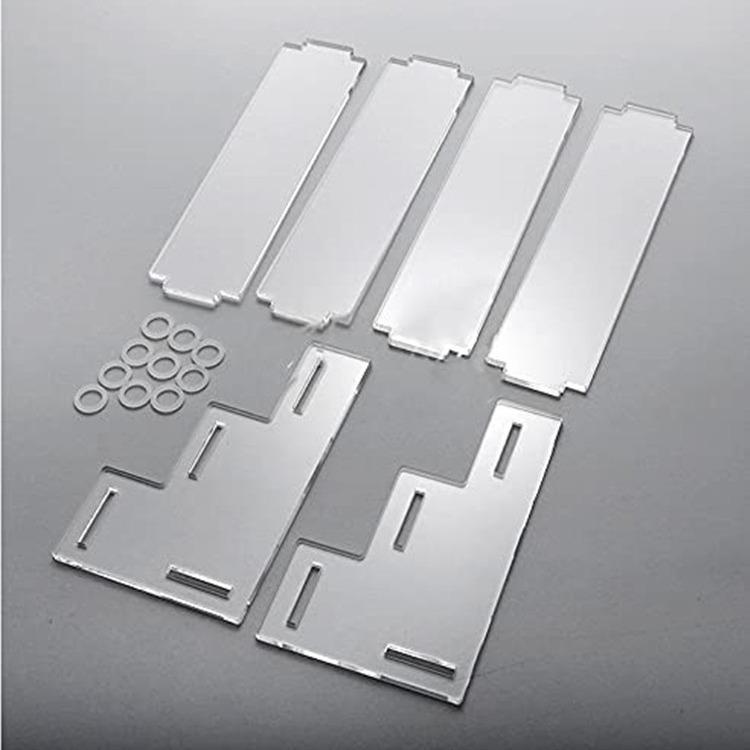 Clear Acrylic Step Display Stand for Blind Box Figures and Cupcakes