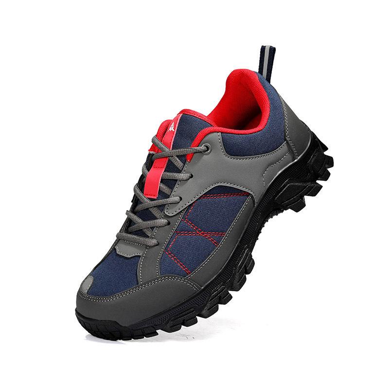 Four seasons low-top outdoor shoes hiking shoes men's waterproof, non-slip and breathable couple hiking shoes travel shoes large size