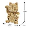 Maneki Neko Un kit de manualidades DIY de rompecabezas 3D de madera que puede ser disfrutado por todos, desde estudiantes de primaria hasta adultos. Juguetes educativos para niños y