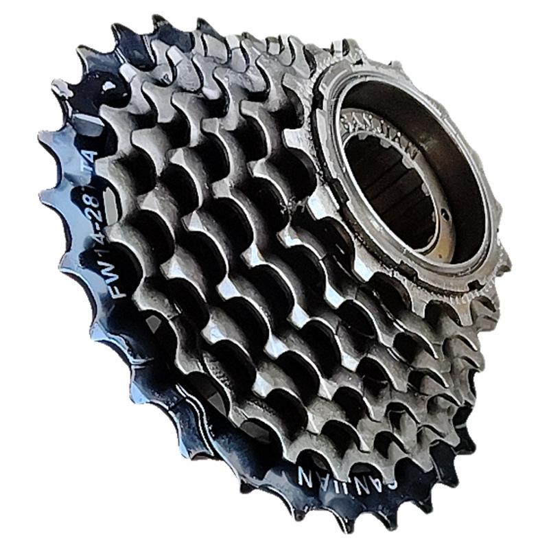 Vélo de montagne 27 vitesses avec poignées tournantes, roue libre indexée 7 vitesses, pignons arrière 9 vitesses, roue libre bruyante 8 vitesses et moyeu à cassette à changement de vitesse